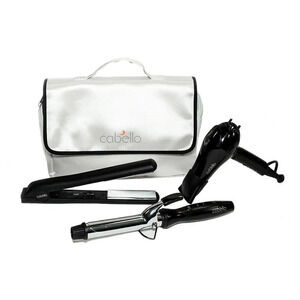 Cabello Professional Hair Tools- Cabello Prime 4 Piece Style/Travel Tool Kit